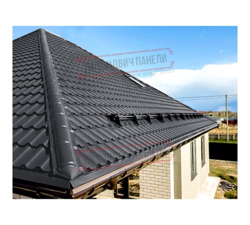 Планка конька круглого R110х2000 Viking-7024-0.45