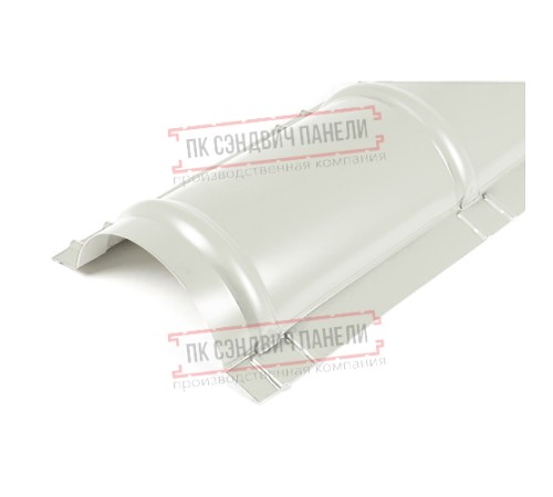 Планка конька круглого R110х2000 Norman ПЭ-9002-0.5