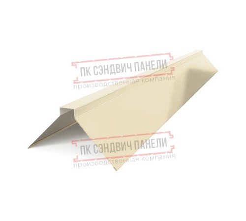 Планка конька плоского 190х190х2000 Norman ПЭ-1015-0.5