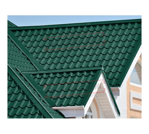 Планка конька плоского 150х150х2000 ПЭ-6005-0.5