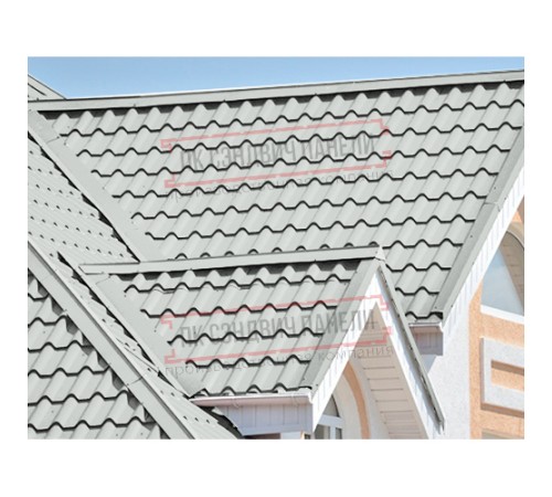 Планка конька плоского 120х120х2000 ПЭ-7047-0.45