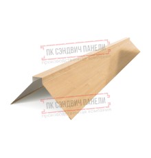 Планка конька плоского 120х120х2000 ECOSTEEL-Клен-0.5