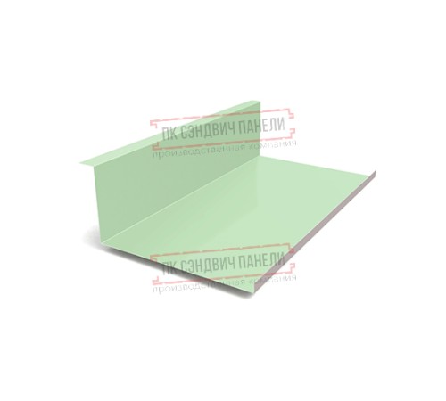 Планка примыкания нижняя 250х122х2000 Norman ПЭ-6019-0.5