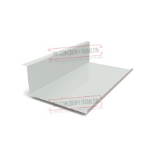 Планка примыкания нижняя 250х122х2000 ПЭ-7047-0.45