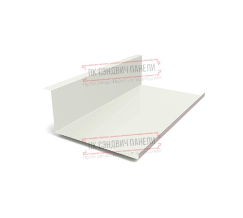 Планка примыкания нижняя 250х122х2000 ПЭ-9003-0.5