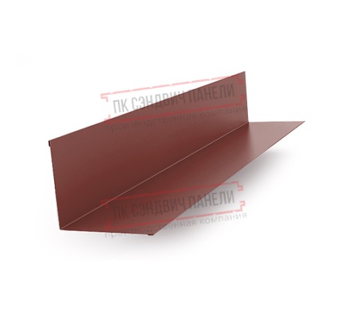 Планка примыкания верхняя 250х147х2000 ПЭ-3009-0.45