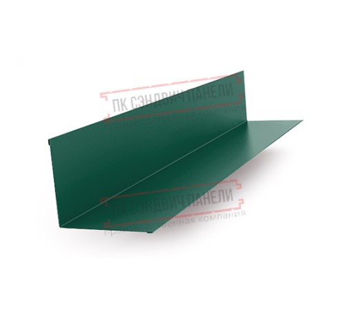 Планка примыкания верхняя 250х147х2000 ПЭ-6005-0.4