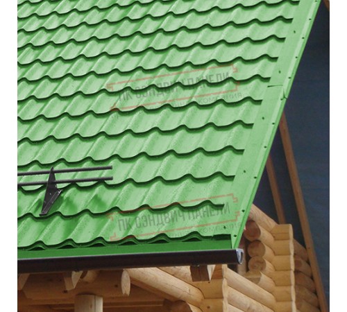 Планка торцевая 95х120х2000 Norman ПЭ-6018-0.5