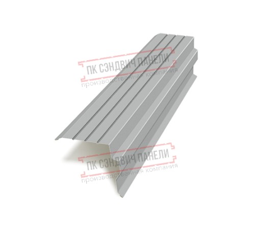 Планка торцевая 90х115х2000 ПЭ-9006-0.45