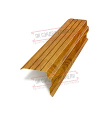 Планка торцевая 90х115х2000 ECOSTEEL_T-ЗолотойДуб-0.5