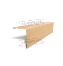 Планка угла наружного 115х115х2000 ECOSTEEL-Клен-0.5