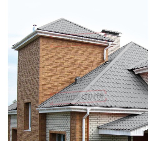 Планка угла внутреннего 115х115х2000 Norman ПЭ-7004-0.5