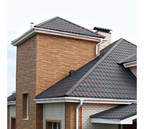 Планка угла внутреннего 115х115х2000 Viking-7024-0.45