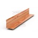 Планка угла внутреннего 115х115х2000 ECOSTEEL_T-Кедр-0.5