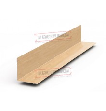 Планка угла внутреннего 115х115х2000 ECOSTEEL-Клен-0.5