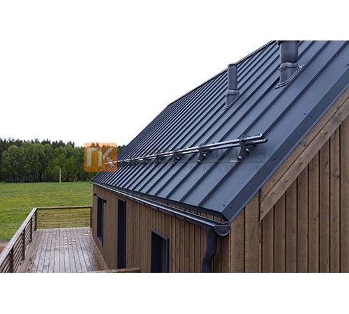 Снегозадержатель ХК с круглой труб. d25мм L=1000мм (2 опоры 1,0мм)