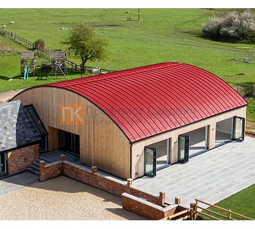 Продольно гнутый фальц гладкий 0,45 RAL 3020 Полиэстер