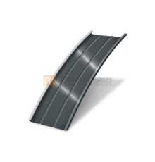 Продольно гнутый фальц профилированный 0,5 RAL 7016 Стальной бархат