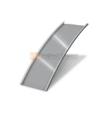 Продольно гнутый фальц гладкий 0,65 RAL 7004 Полиэстер