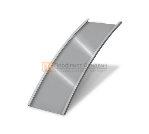 Продольно гнутый фальц гладкий 0,65 RAL 7004 Полиэстер