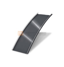Продольно гнутый фальц гладкий 0,5 RAL 7024 Atlas
