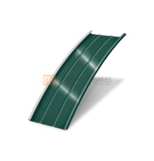 Продольно гнутый фальц профилированный 0,5 RAL 6005 Velur20
