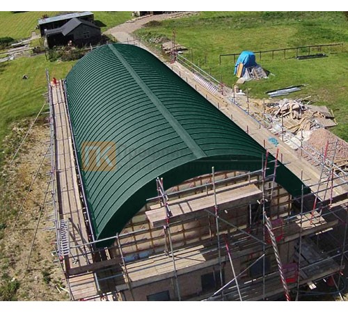 Продольно гнутый фальц профилированный 0,45 RAL 6005 Полиэстер