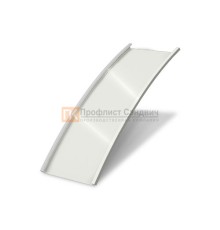 Продольно гнутый фальц гладкий 0,5 RAL 9003 Satin