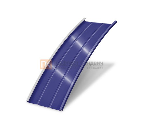 Продольно гнутый фальц профилированный 0,5 RAL 5002 Полиэстер