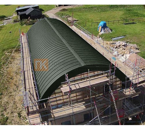 Продольно гнутый фальц профилированный 0,45 RAL 6007 Полиэстер