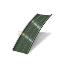 Продольно гнутый фальц профилированный 0,5 RAL 6020 Velur20