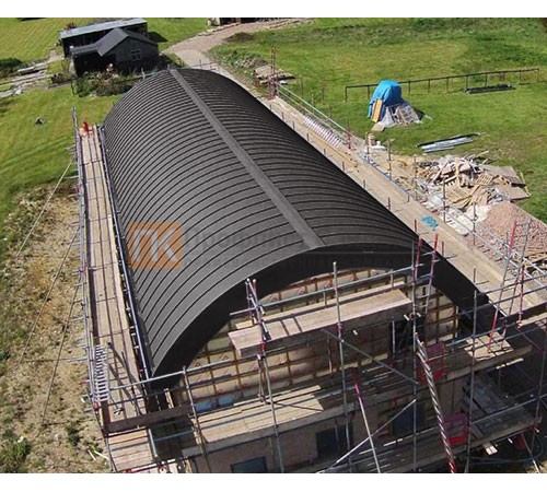 Продольно гнутый фальц профилированный 0,5 RR 32 GreenCoat Pural