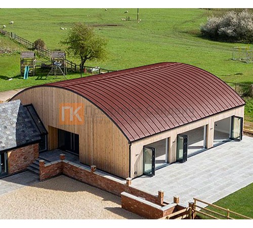 Продольно гнутый фальц гладкий 0,5 RAL 3009 Satin