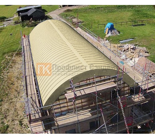 Продольно гнутый фальц профилированный 0,5 RAL 1014 Полиэстер