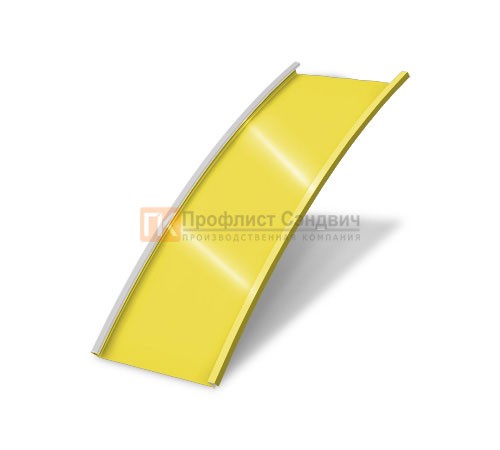 Продольно гнутый фальц гладкий 0,45 RAL 1018 Полиэстер