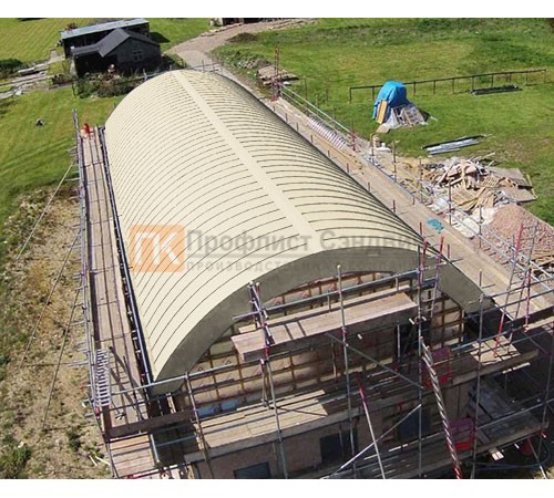 Продольно гнутый фальц профилированный 0,5 RAL 1015 Полиэстер