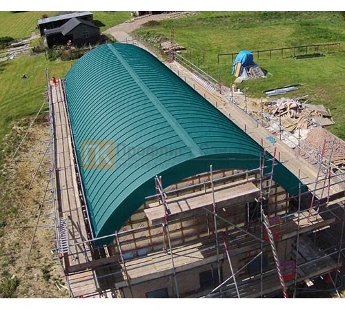 Продольно гнутый фальц профилированный 0,5 RAL 5021 Полиэстер