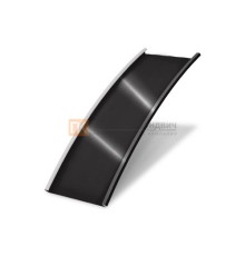 Продольно гнутый фальц гладкий 0,5 RAL 8022 Velur20