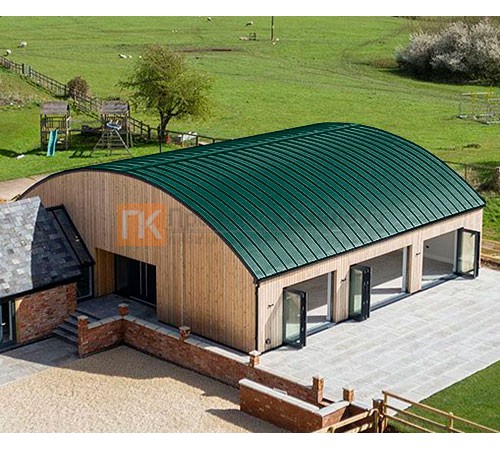 Продольно гнутый фальц гладкий 0,45 RAL 6005 Полиэстер