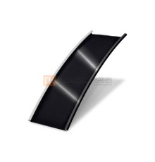 Продольно гнутый фальц гладкий 0,5 RAL 9005 Velur20