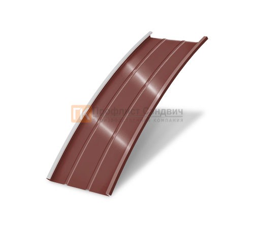 Продольно гнутый фальц профилированный 0,5 RR 29 GreenCoat Pural Matt