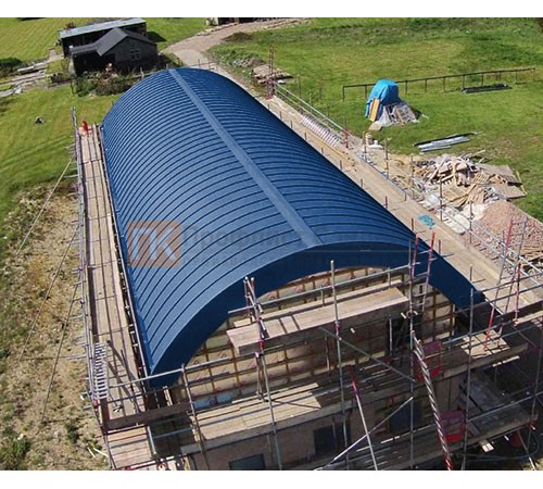 Продольно гнутый фальц профилированный 0,5 RAL 5005 Satin