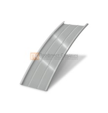 Продольно гнутый фальц профилированный 0,5 RAL 9006 Полиэстер
