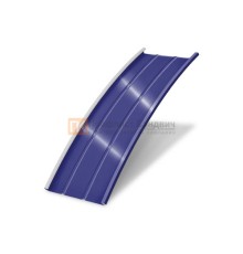 Продольно гнутый фальц профилированный 0,45 RAL 5002 Полиэстер