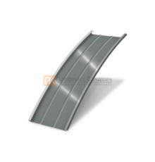 Продольно гнутый фальц профилированный 0,45 RAL 7005 Полиэстер