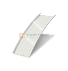 Продольно гнутый фальц профилированный 0,5 RAL 9003 Velur20