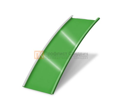 Продольно гнутый фальц гладкий 0,45 RAL 6018 Полиэстер