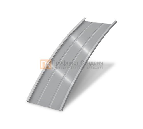 Продольно гнутый фальц профилированный 0,5 RAL 7004 Satin