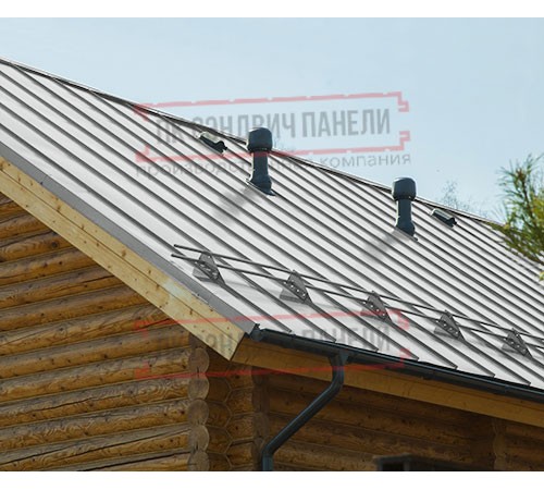 Фальц двойной стоячий Line 0,5 Satin RAL9006 бело-алюминиевый с пленкой на замках