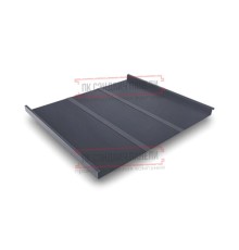 Фальц двойной стоячий Line 0,5 Rooftop Matte RAL7024 мокрый асфальт с пленкой на замках